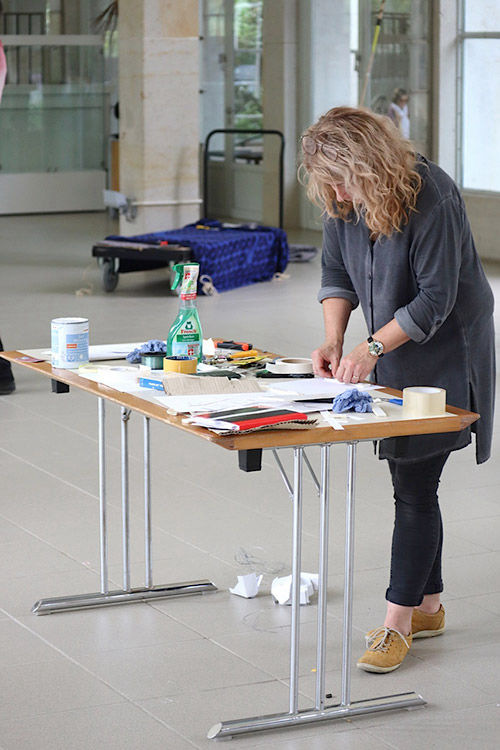 Simone Riedel | Ausstellung | Farbe gibt Raum